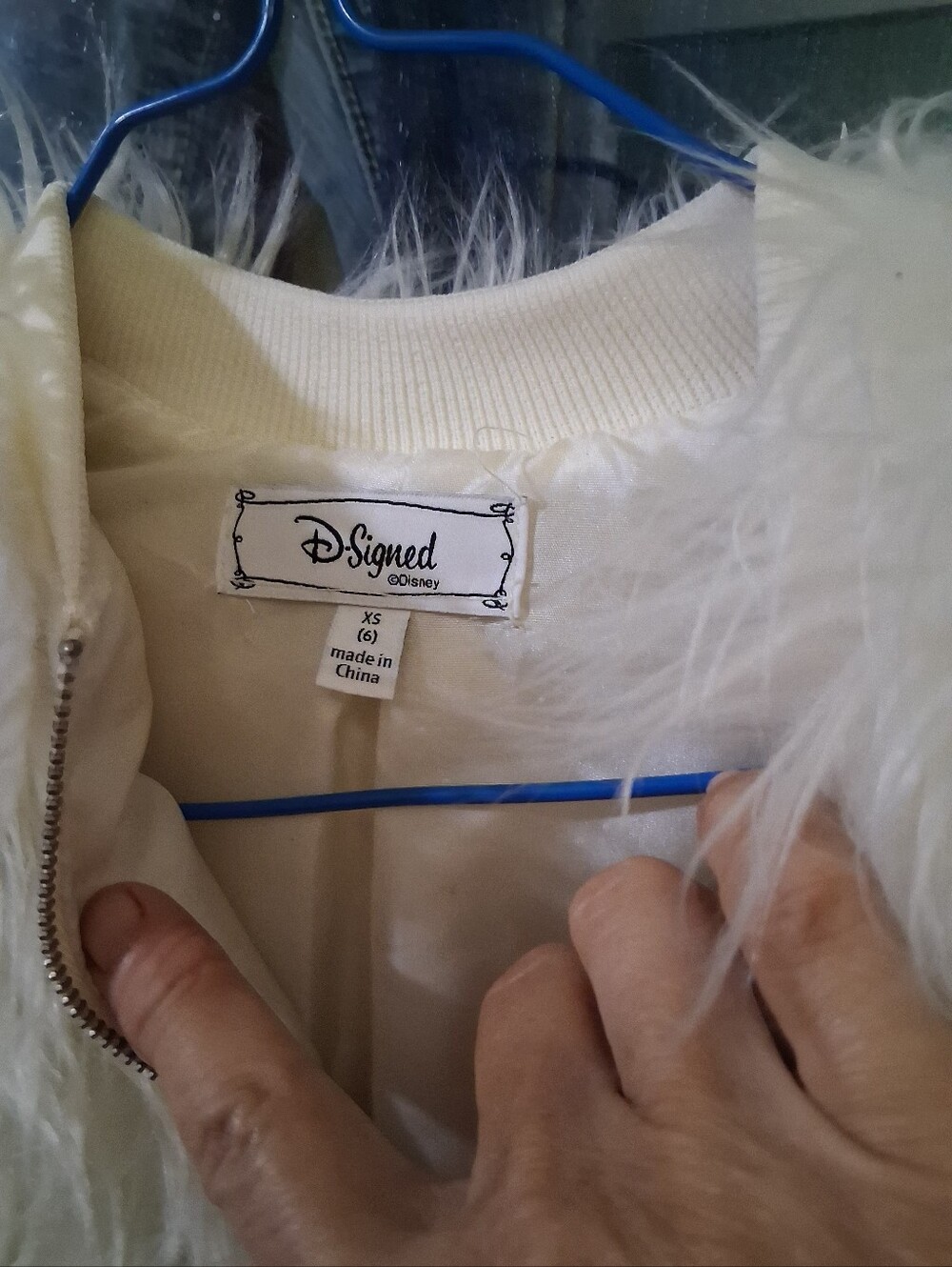 Faux Fur Cream Cropped Jacket - Chikdren - Picture 4 of 6